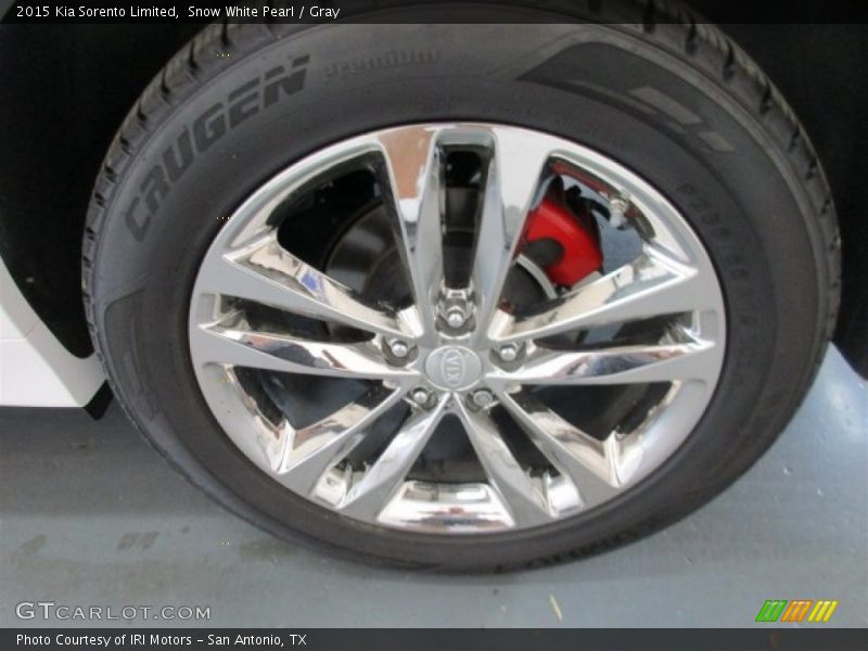 Snow White Pearl / Gray 2015 Kia Sorento Limited