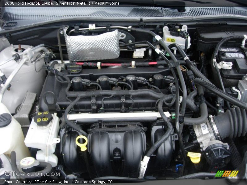 Silver Frost Metallic / Medium Stone 2008 Ford Focus SE Coupe