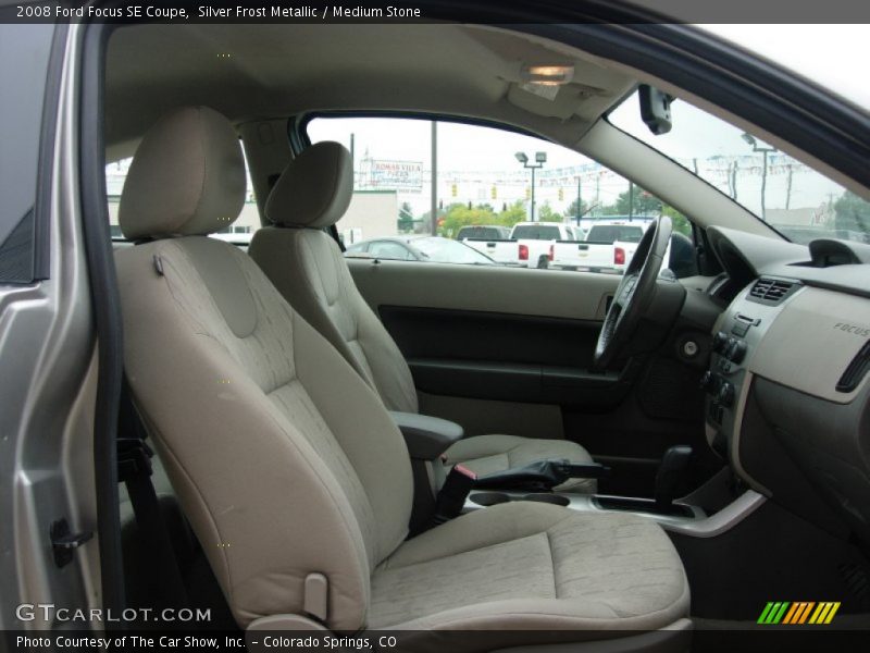 Silver Frost Metallic / Medium Stone 2008 Ford Focus SE Coupe