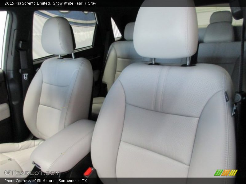 Snow White Pearl / Gray 2015 Kia Sorento Limited