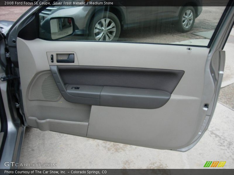 Silver Frost Metallic / Medium Stone 2008 Ford Focus SE Coupe