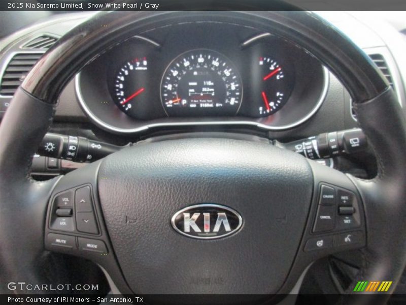 Snow White Pearl / Gray 2015 Kia Sorento Limited