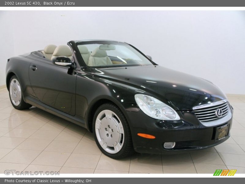 Black Onyx / Ecru 2002 Lexus SC 430