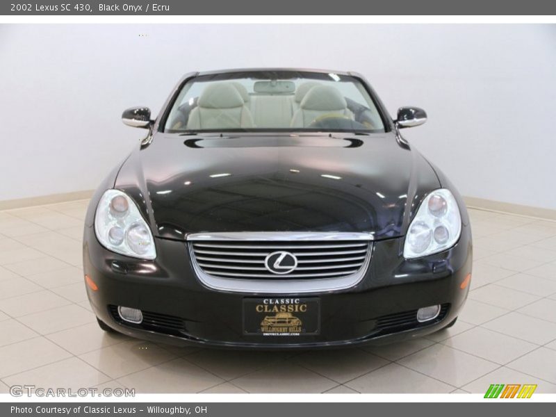 Black Onyx / Ecru 2002 Lexus SC 430