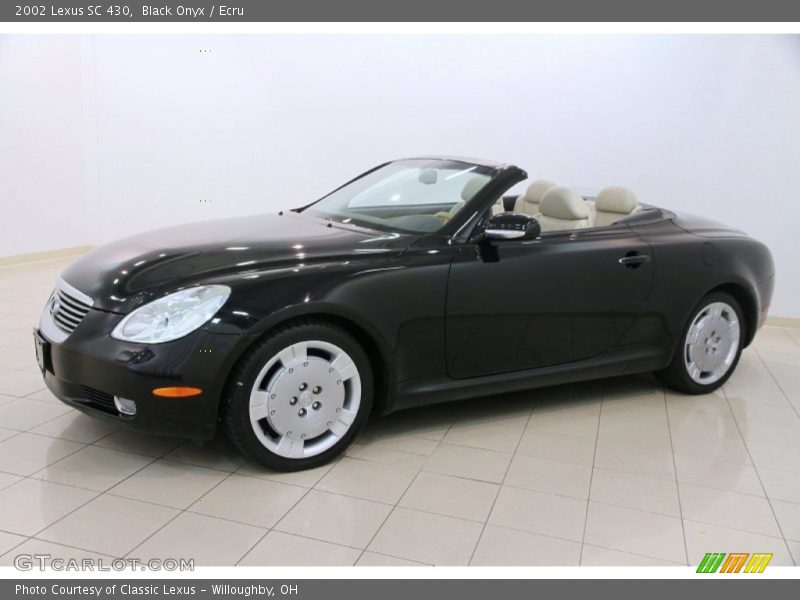 Black Onyx / Ecru 2002 Lexus SC 430