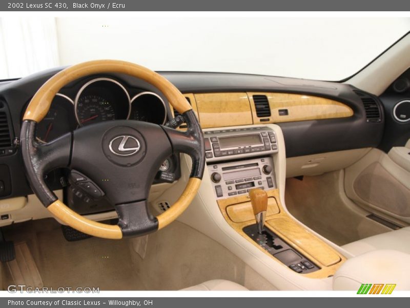 Dashboard of 2002 SC 430