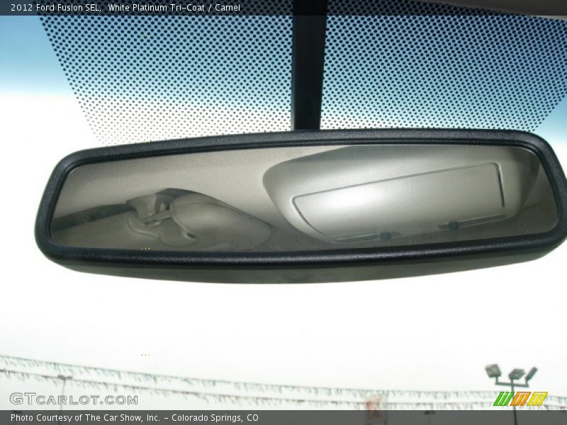 White Platinum Tri-Coat / Camel 2012 Ford Fusion SEL