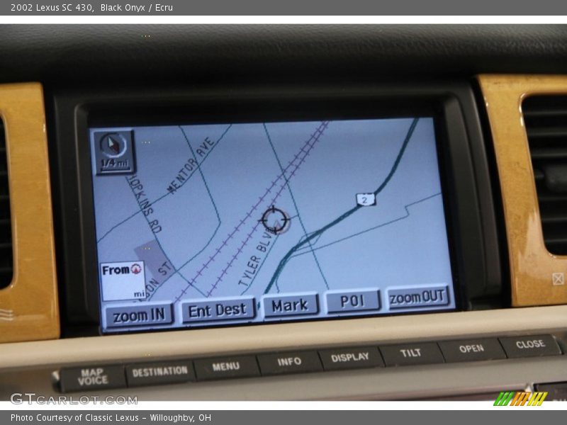 Navigation of 2002 SC 430