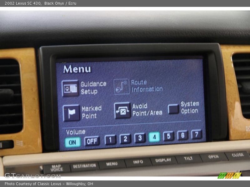 Black Onyx / Ecru 2002 Lexus SC 430