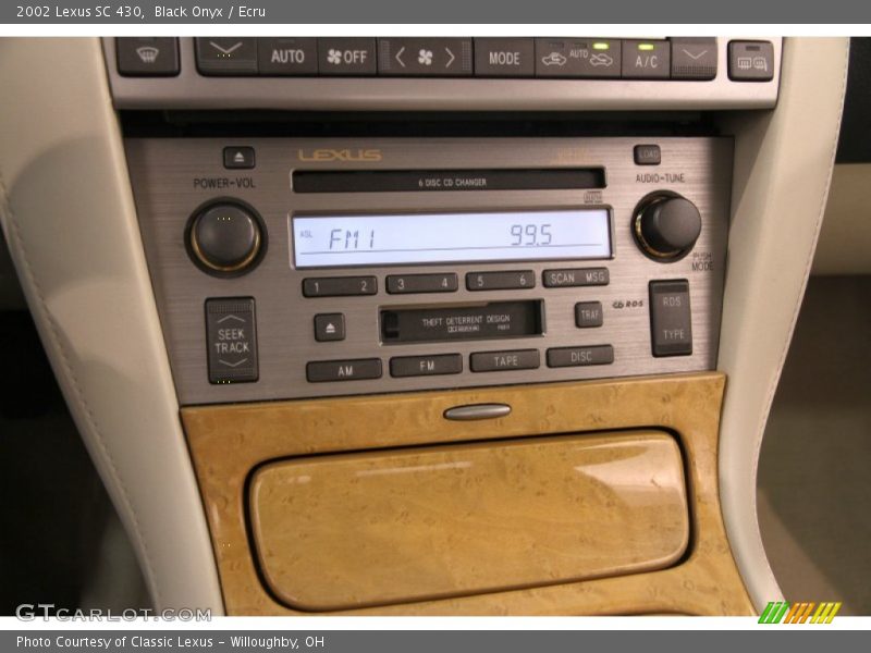 Audio System of 2002 SC 430