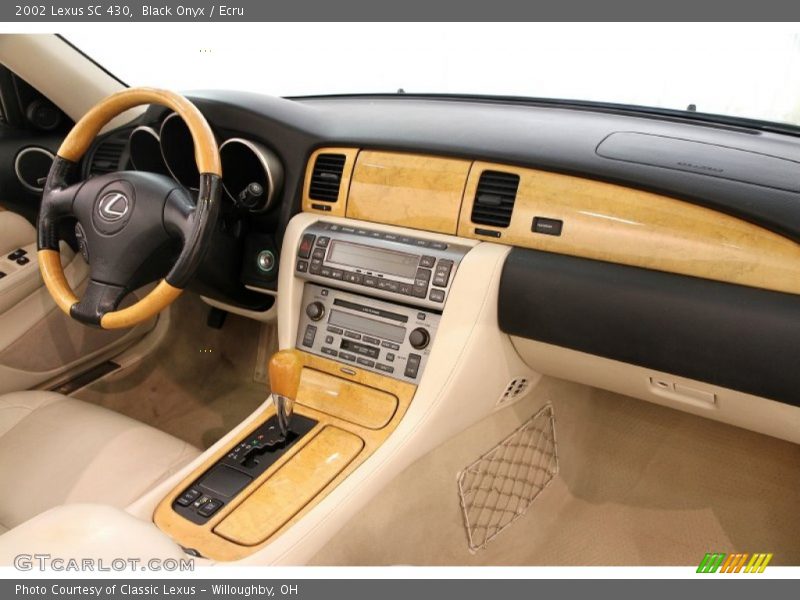 Black Onyx / Ecru 2002 Lexus SC 430