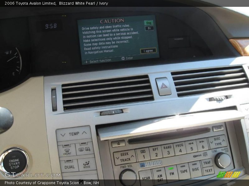 Blizzard White Pearl / Ivory 2006 Toyota Avalon Limited