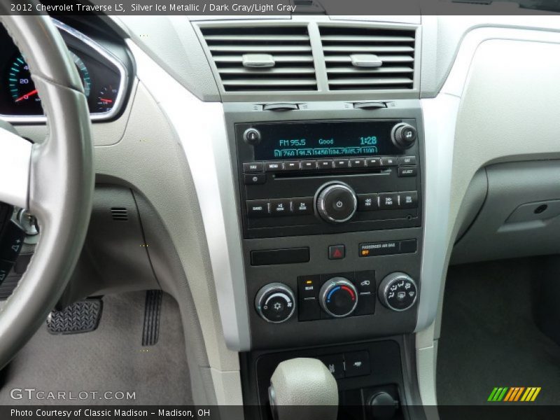 Silver Ice Metallic / Dark Gray/Light Gray 2012 Chevrolet Traverse LS
