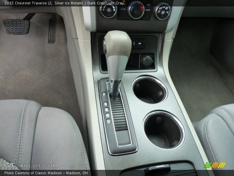 Silver Ice Metallic / Dark Gray/Light Gray 2012 Chevrolet Traverse LS
