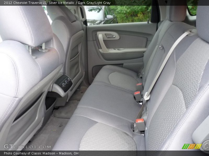 Silver Ice Metallic / Dark Gray/Light Gray 2012 Chevrolet Traverse LS