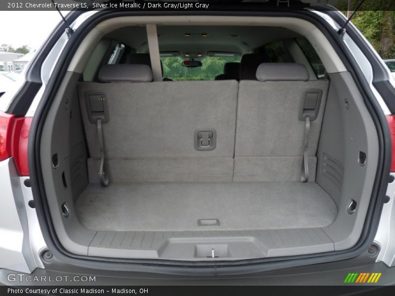 Silver Ice Metallic / Dark Gray/Light Gray 2012 Chevrolet Traverse LS