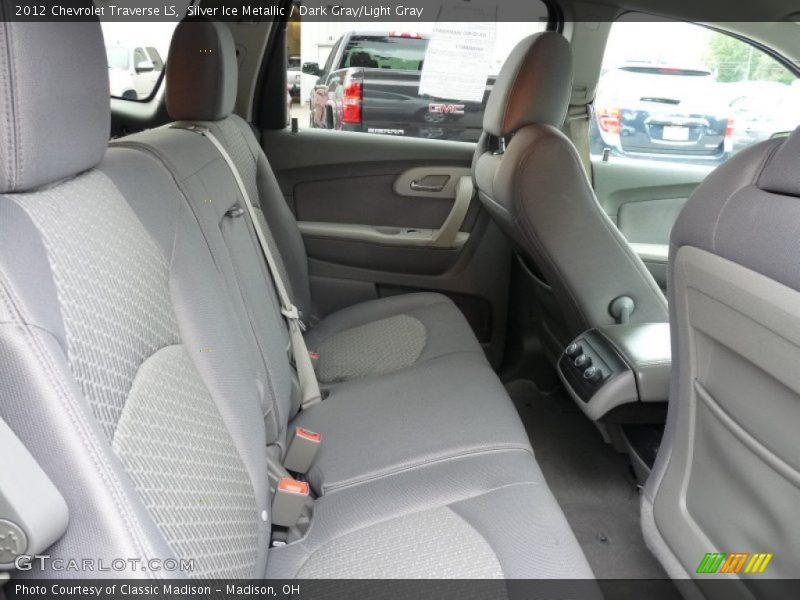 Silver Ice Metallic / Dark Gray/Light Gray 2012 Chevrolet Traverse LS