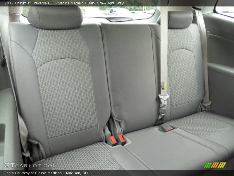 Silver Ice Metallic / Dark Gray/Light Gray 2012 Chevrolet Traverse LS