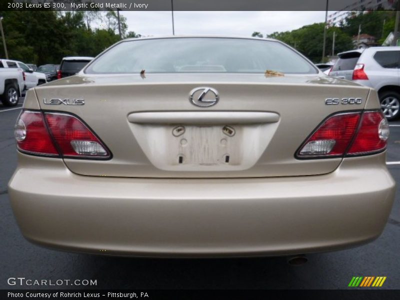 Mystic Gold Metallic / Ivory 2003 Lexus ES 300