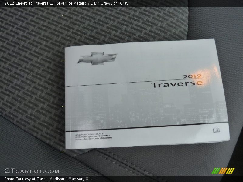Silver Ice Metallic / Dark Gray/Light Gray 2012 Chevrolet Traverse LS