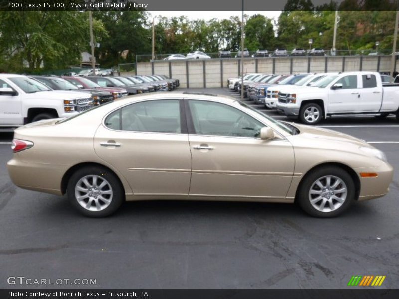 Mystic Gold Metallic / Ivory 2003 Lexus ES 300