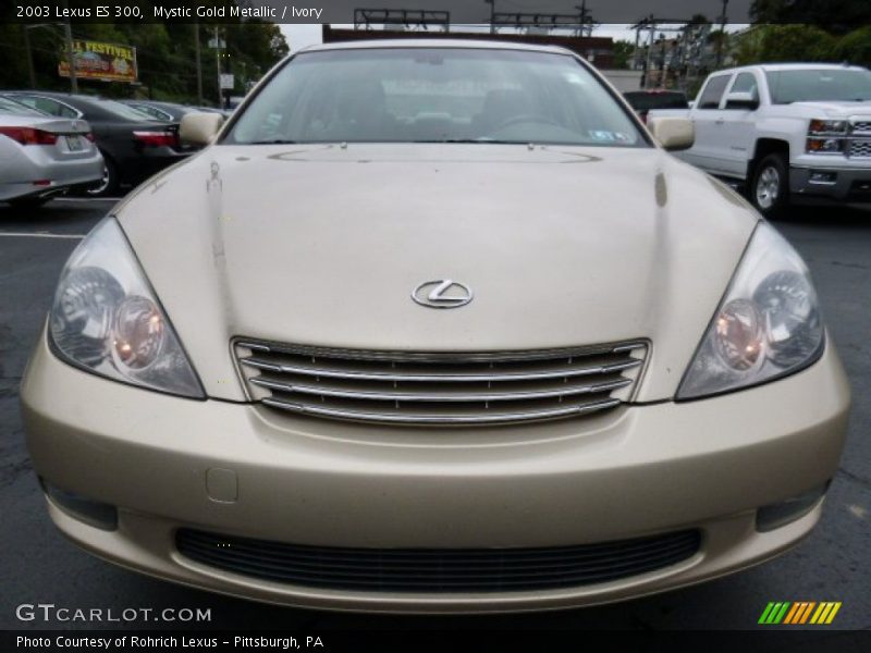Mystic Gold Metallic / Ivory 2003 Lexus ES 300