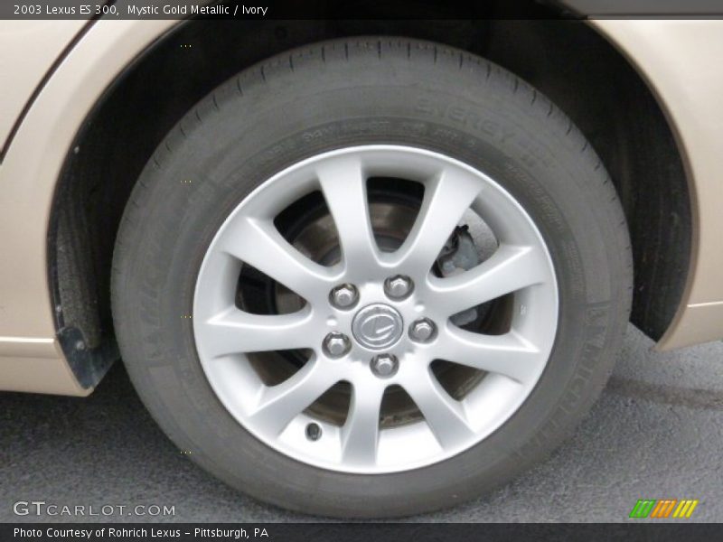 Mystic Gold Metallic / Ivory 2003 Lexus ES 300