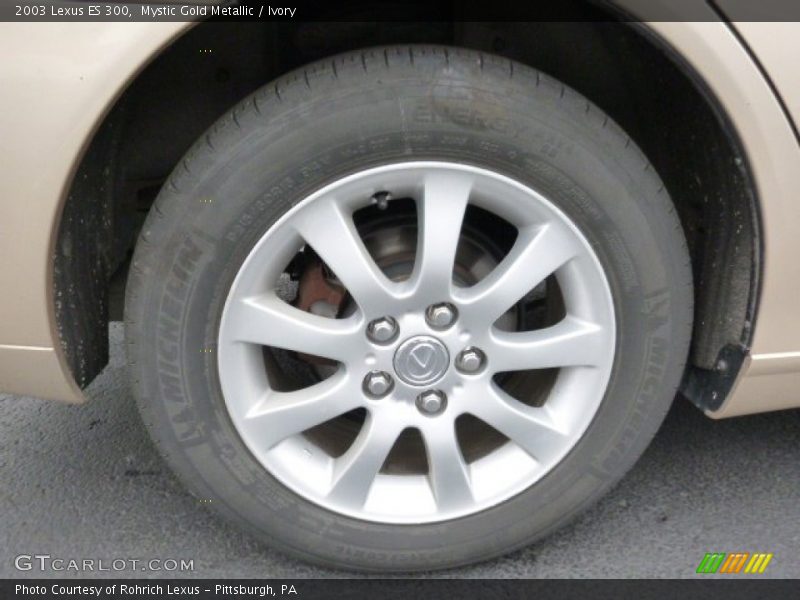 Mystic Gold Metallic / Ivory 2003 Lexus ES 300