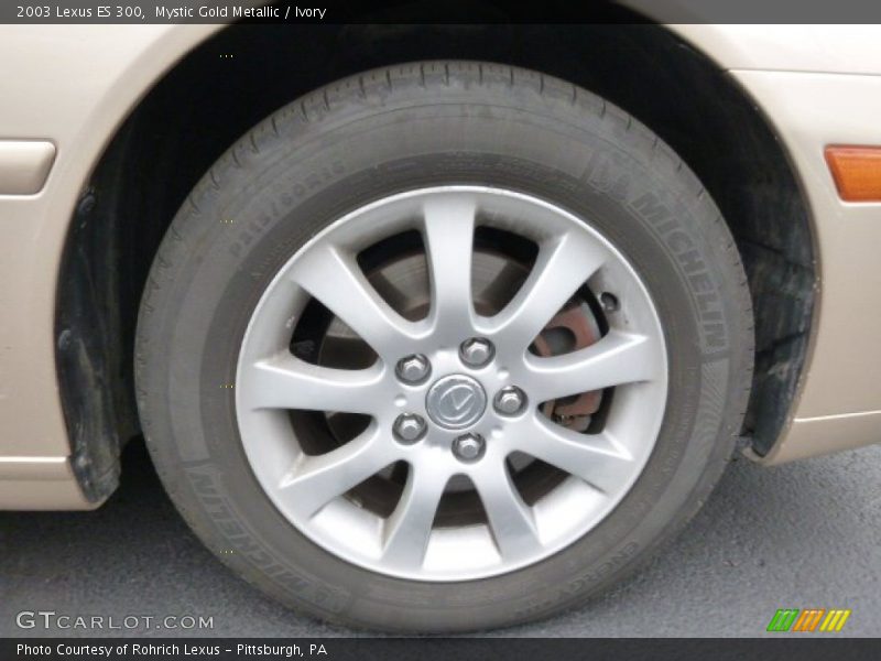 Mystic Gold Metallic / Ivory 2003 Lexus ES 300