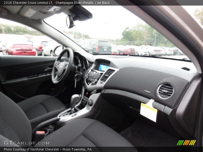 Champagne Silver Metallic / Jet Black 2016 Chevrolet Cruze Limited LT