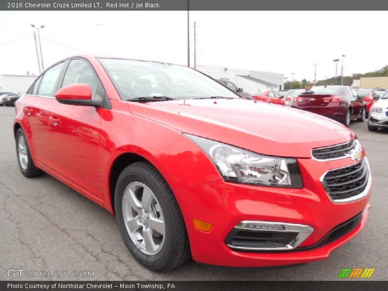 Red Hot / Jet Black 2016 Chevrolet Cruze Limited LT