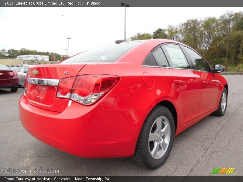 Red Hot / Jet Black 2016 Chevrolet Cruze Limited LT