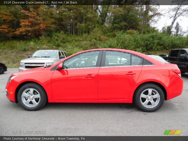 Red Hot / Jet Black 2016 Chevrolet Cruze Limited LT