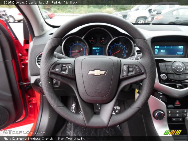 Red Hot / Jet Black 2016 Chevrolet Cruze Limited LT