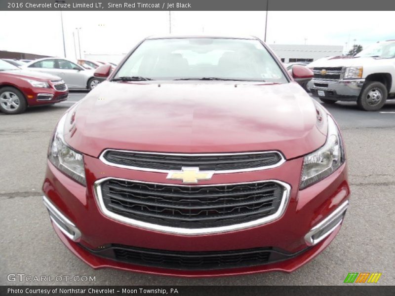Siren Red Tintcoat / Jet Black 2016 Chevrolet Cruze Limited LT
