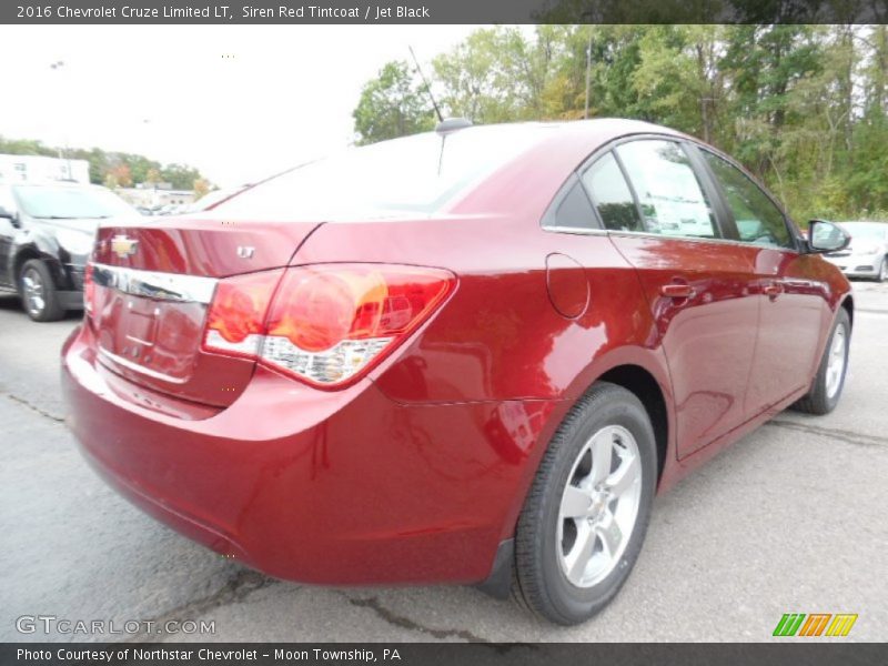 Siren Red Tintcoat / Jet Black 2016 Chevrolet Cruze Limited LT