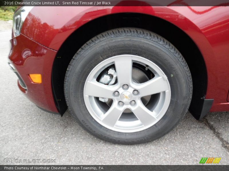 Siren Red Tintcoat / Jet Black 2016 Chevrolet Cruze Limited LT