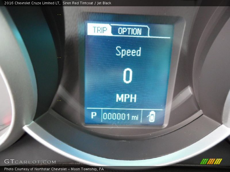 Siren Red Tintcoat / Jet Black 2016 Chevrolet Cruze Limited LT
