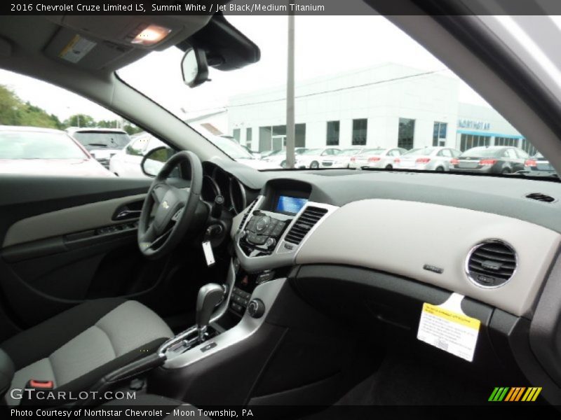 Summit White / Jet Black/Medium Titanium 2016 Chevrolet Cruze Limited LS