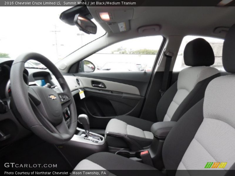 Summit White / Jet Black/Medium Titanium 2016 Chevrolet Cruze Limited LS