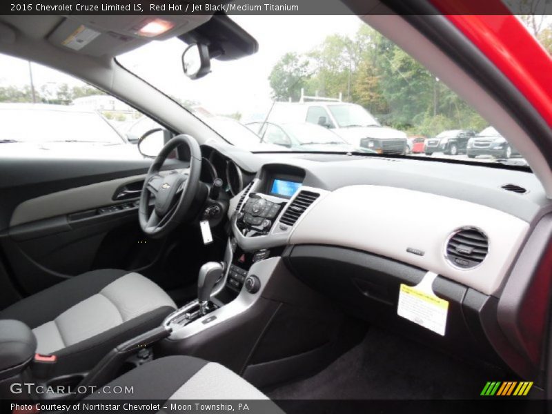 Red Hot / Jet Black/Medium Titanium 2016 Chevrolet Cruze Limited LS