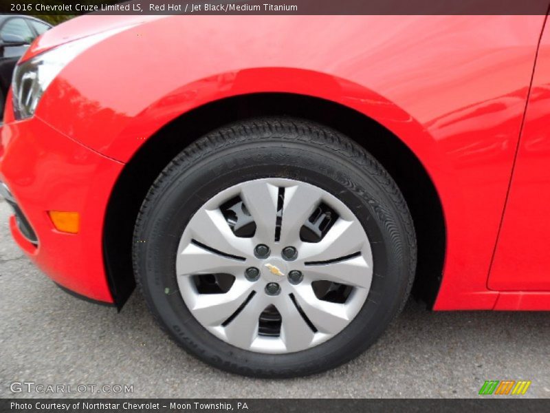 Red Hot / Jet Black/Medium Titanium 2016 Chevrolet Cruze Limited LS