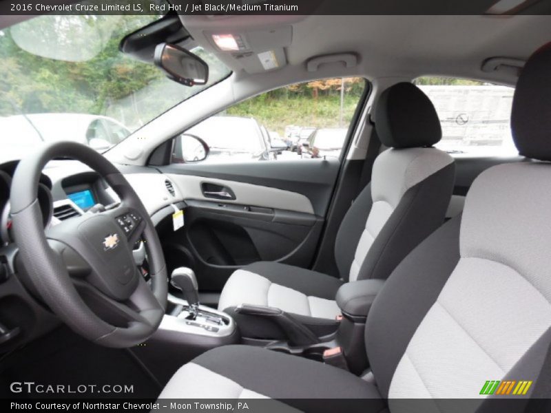 Red Hot / Jet Black/Medium Titanium 2016 Chevrolet Cruze Limited LS