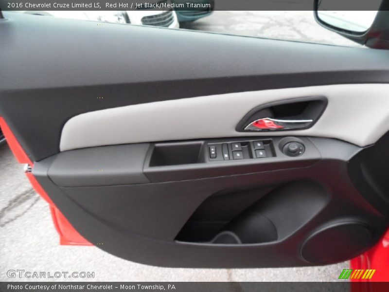 Red Hot / Jet Black/Medium Titanium 2016 Chevrolet Cruze Limited LS