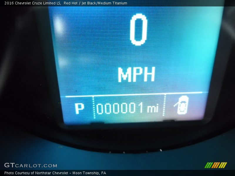 Red Hot / Jet Black/Medium Titanium 2016 Chevrolet Cruze Limited LS