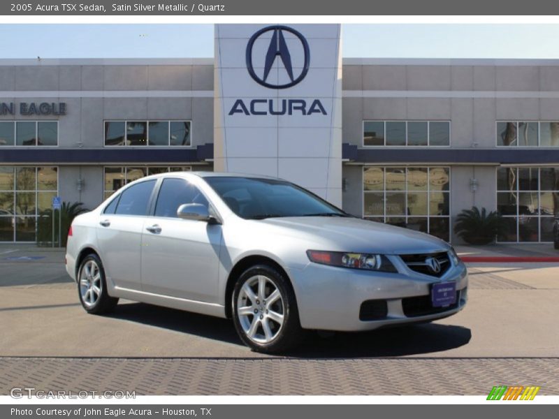 Satin Silver Metallic / Quartz 2005 Acura TSX Sedan