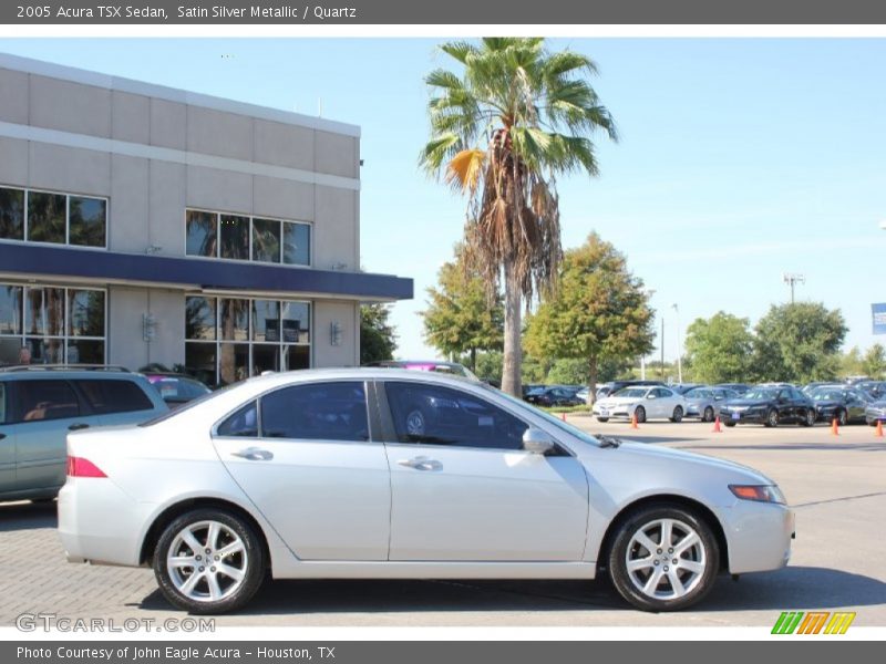 Satin Silver Metallic / Quartz 2005 Acura TSX Sedan