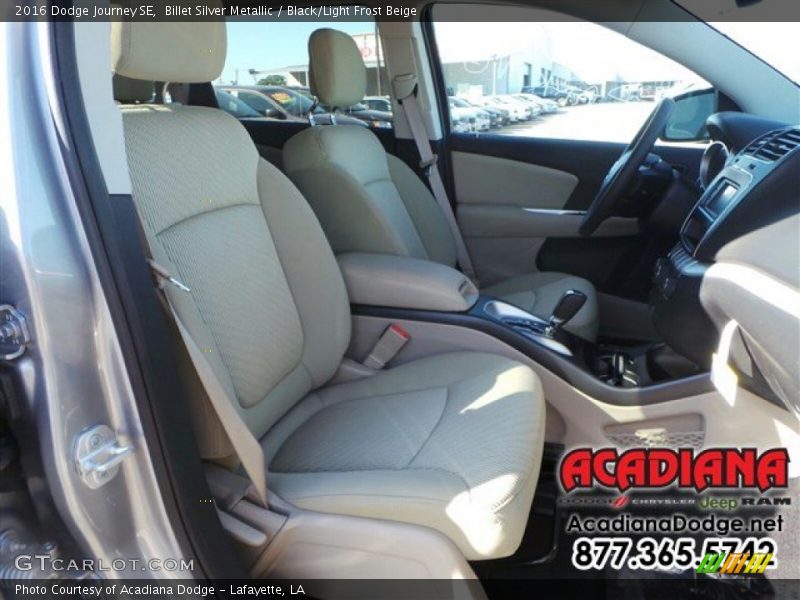 Billet Silver Metallic / Black/Light Frost Beige 2016 Dodge Journey SE