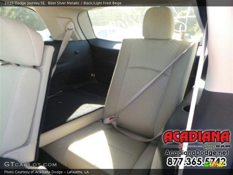 Billet Silver Metallic / Black/Light Frost Beige 2016 Dodge Journey SE
