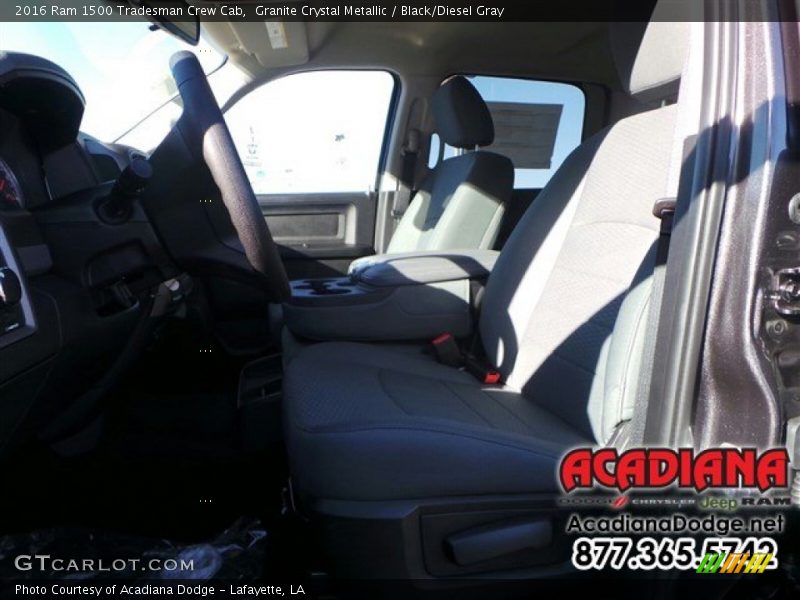 Granite Crystal Metallic / Black/Diesel Gray 2016 Ram 1500 Tradesman Crew Cab
